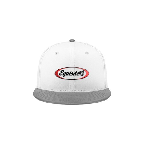 Equisde Gorra Ajustable Blanca Plana